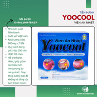 Viên An Nhiệt YooCool Hộp 100 viên - Thanh nhiệt, giúp giảm các biểu hiện nóng nhiệt