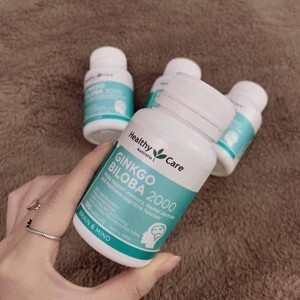 Viên bạch quả bổ não Healthy Care Gingko Biloba