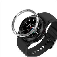 Viền bezel  benzen cho Samsung galaxy Galaxy Watch 4 classic 42mm  46mm - Bạc, thời gian - Watch 4 classic 46mm