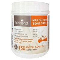 Viên  Bio Island Milk Calcium Bone Care 150 viên- Úc- bổ sng canxi cho người lớn