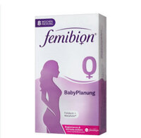 Viên bổ bầu Femibion 0 cho mẹ có ý định mang thai, Hộp 8 tuần 56 viên