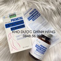 Viên bổ cho bà bầu CANXI NANO FORMUM hộp 30 viên - Bổ sung canxi nano, vitamin d3, vitamin k2 cho cơ thể