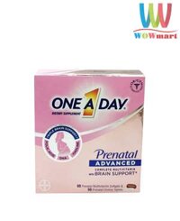 Viên bổ cho bà bầu One A Day Prenatal Advanced Multivitamin + Choline 90 Gels + 90 Tablets