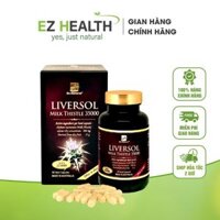 Viên bổ gan Dr Natural LiverSol Milk Thistle 35000 giúp bổ gan, tăng cường chức năng gan, bảo vệ gan - 60 viên