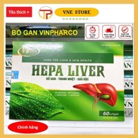 Viên bổ gan Hepa Liver của Vinpharco thanh nhiệt, cải thiện chức năng gan sản phẩm tự nhiên VNE