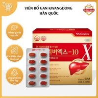 Viên bổ gan Kwangdong LiverX-10 Hàn Quốc hộp 120 viên thanh nhiệt, giải độc, tăng cường chức năng gan