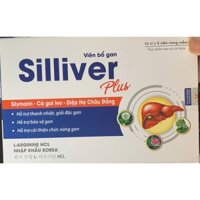 VIÊN BỔ GAN SILLIVER PLUS GIẢI ĐỘC GAN, TĂNG CƯỜNG CHỨC NĂNG GAN HỘP 60 VIÊN L-ARGININE NHẬP KHẨU HÀN QUỐC