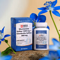 Viên bổ khớp Maple West Glucosamine Sulfate 1500mg + Chondroitin Sulfate 800mg