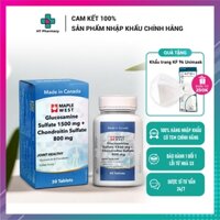 Viên bổ khớp Maple West Glucosamine Sulfate 1500mg + Chondroitin Sulfate 800mg