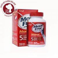 Viên bổ khớp Schiff Move Free Advanced Glucosamine Chondrotin 200 viên Mỹ