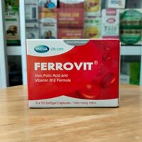 Viên Bổ Máu Ferrovit MEGA (5 vỉ x 10 viên)