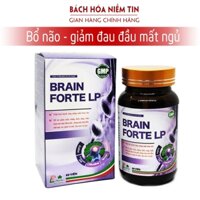 Viên bổ não BRAIN FORTE LP - hoạt huyết dương não Tăng cường tuần hoàn não, giảm đau đầu, chóng mặt  - Hộp 60 viên