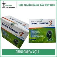 Viên Bổ Não Dưỡng Mắt GINKO OMEGA 3 Q10 - Giúp Tăng Cường Lưu Thông Máu Não 100 viên - Tổng kho miền nam