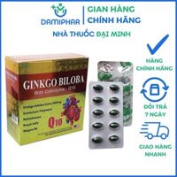 Viên Bổ Não GINKGO BILOBA With Coenzym Q10 Hộp 100 Viên –
