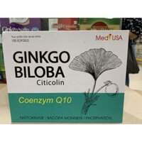 Viên bổ não Ginkgo biloba 120mg tăng cường trí nhớ tập trung trí tuệ