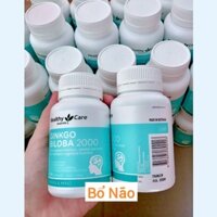 Viên Bổ Não Ginkgo Healthy Care  Biloba 2000mg Hộp 100 viên của úc