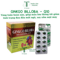 Viên Bổ Não, Hoạt Huyết Dưỡng Não GINKGO BILOBA With Coenzyme Q10 (Hộp 100 Viên) TAMPHARMA