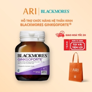 Viên bổ não, tăng cường trí nhớ Blackmores Ginkgo forte 80 viên