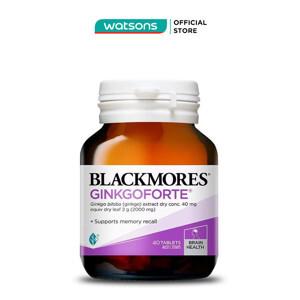 Viên bổ não, tăng cường trí nhớ Blackmores Ginkgo forte 40 viên