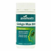 Viên bổ não tăng tuần hoàn máu, hồi phục trí não- Goodhealth Ginkgo Max 8000 – 120v