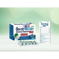 Viên bổ não thông mạch GINkGO BILOBA Cere Brain Max giúp hoạt huyết dưỡng não