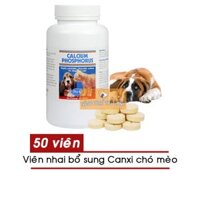 Viên Bổ Sung Canxi Chó Mèo Calcium Phosphorus (Mỹ) - Chó Mèo Con, Mang Thai, Cho Con Bú....