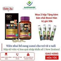 Viên Bổ Sung Canxi Cho Trẻ Go Healthy Kids Teeth and Bone Calcium Plus Hộp 60 viên