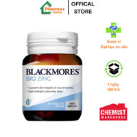 Viên bổ sung kẽm Bio Zinc Blackmores giúp giảm mụn trứng cá, tăng cường sinh lý và chất lượng tinh trùng Úc 84 viên