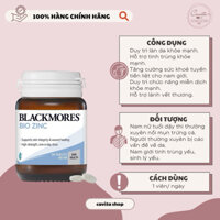 Viên bổ sung kẽm Blackmores Bio Zinc 84 viên