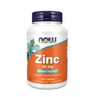 Viên Bổ Sung Kẽm Now Foods Zinc 50mg, 250 Viên