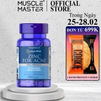 Viên Bổ Sung Kẽm Puritans Pride ZINC FOR ACNE 100 Viên