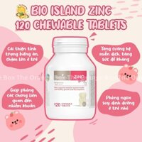 Viên Bổ sung Kẽm Úc cho bé Bio Island Zinc 120 Viên