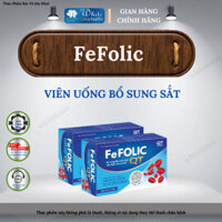 Viên bổ sung sắt, acid folic cho cơ thể - FeFolic