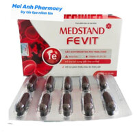 viên bổ sung sắt Medstand FEVIT bổ sung sắt ,hỗ trợ giảm nguy cơ thiếu máu do thiếu sắt