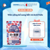 Viên bổ sung Sắt và Folic Acid Orihiro dạng túi 120 viên/túi