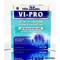 VIÊN BỔ SUNG VI-PRO VSHINE - HỖ TRỢ BỔ SUNG LYSINE VITAMIN VÀ KHOÁNG CHẤT -  HỘP 80 VIÊN