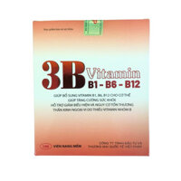 Viên bổ sung vitamin 3B Vitamin B1 B6 B12 Tradiphar