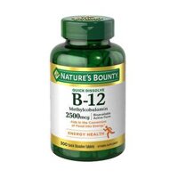 Viên Bổ Sung Vitamin B12 Nature’s Bounty Vitamin B12 2500mcg Hộp 300 viên