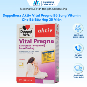 Viên bổ tổng hợp cho bà bầu Doppelherz Vital Pregna