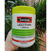 Viên bổ trợ chức năng gan mầm đậu nành Swisse Lecithin 1200mg 300 viên