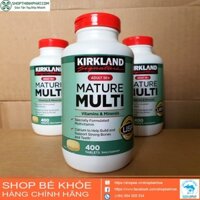 Viên bổ xung vitamin tổng hợp cho người  từ 50 tuổi –  Kirkland Adult 50+ Mature Multi Vitamins & Minerals