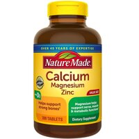 Viên bổ xương khớp Nature Made Calcium Magnesium Zinc With Vitamin D3 của Mỹ lọ 300 viên