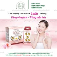 Viên bôi dưỡng da COLLAGEN cao cấp Estro Skin Royal dưỡng da trắng da chống lão hóa nếp nhăn (Hộp 6 vỉ x 5 viên)
