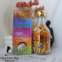 Viên Bôi Dưỡng Da Nhau Thai Cừu Sữa Ong Chúa & Vitamin E 200 Viên Chính Hãng Bill Natural Sources – Serum Viên Cấp Ẩm & Trẻ Hóa Da - King Khỏe Đẹp