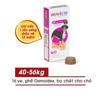 Viên Bravecto Trị Ve, Ghẻ, Bọ Chét, Demodex Cho Chó