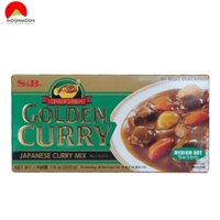 Viên Cà Ri Cay - Golden Curry Medium Hot (Block) 220g Nhật Bản