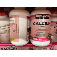 Viên Calcium Kirland 500 viên Nhập Từ Mỹ