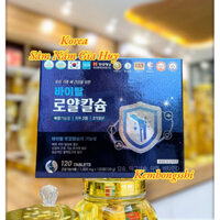 Viên Canxi Hàn Quốc PREMIUM VITAL ROYAL CALCIUM Hộp Xanh Vuông, Hộp 120 viên*1,000mg