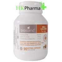 Viên Canxi Sữa Bioisland (Calcium Milk)