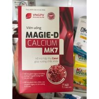 Viên Canxi uống Calcium MK7- Thành phần Magie - Vitamin D Calci - VNGPV